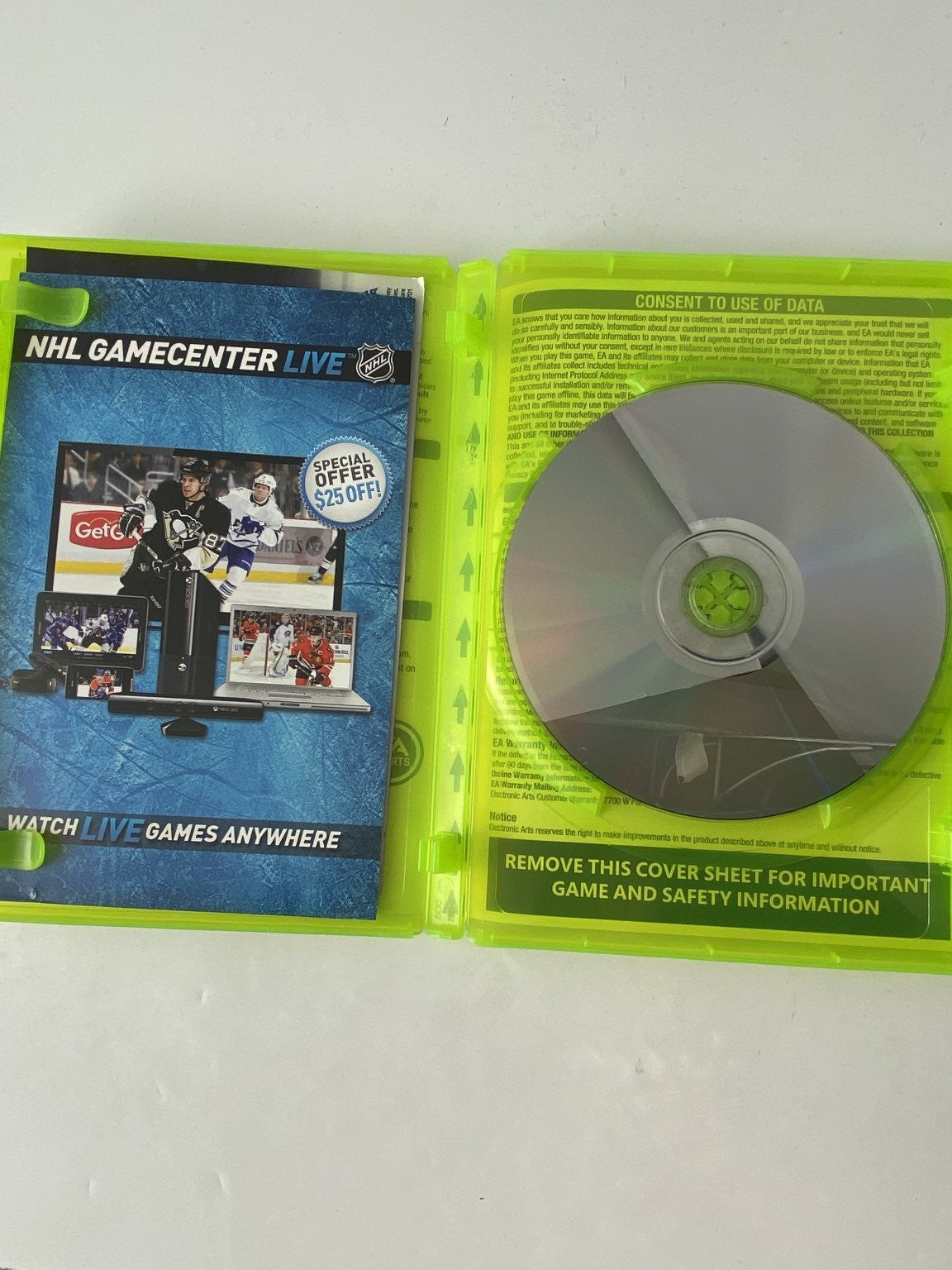 NHL 15 Xbox 360 Video Game Hockey Sports Multiplayer EA