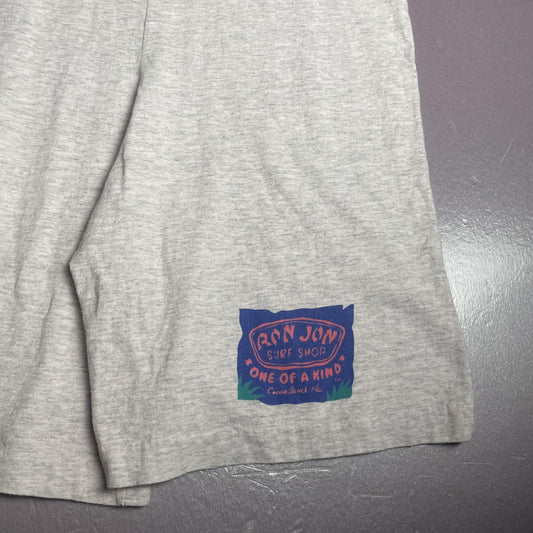 Ron Jon Surf Shop Jumpsuit Womens One Size Gray Tank Wide Leg Casual Made USA