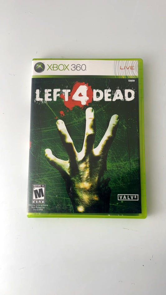 Left 4 Dead Xbox 360 Video Game Multiplayer Co-Op Zombie