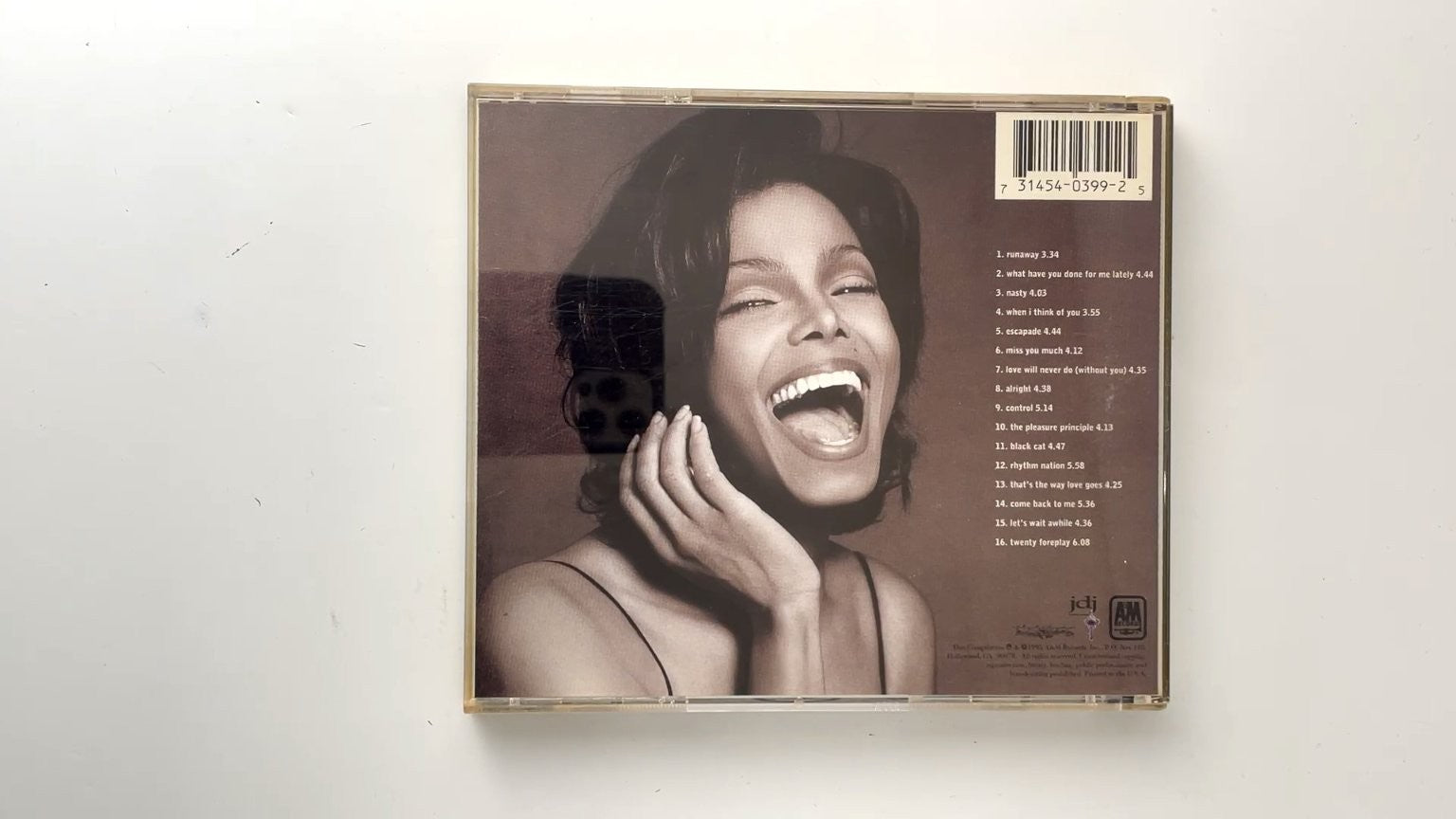 Janet Jackson - Design of a Decade CD 1996 Greatest Hits Pop R&B A&M