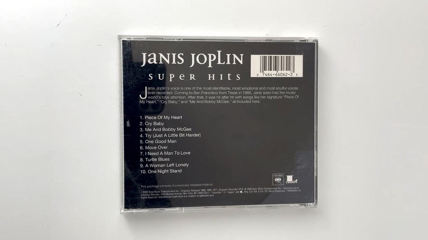 Janis Joplin - Super Hits CD 2000 Rock Columbia Legacy