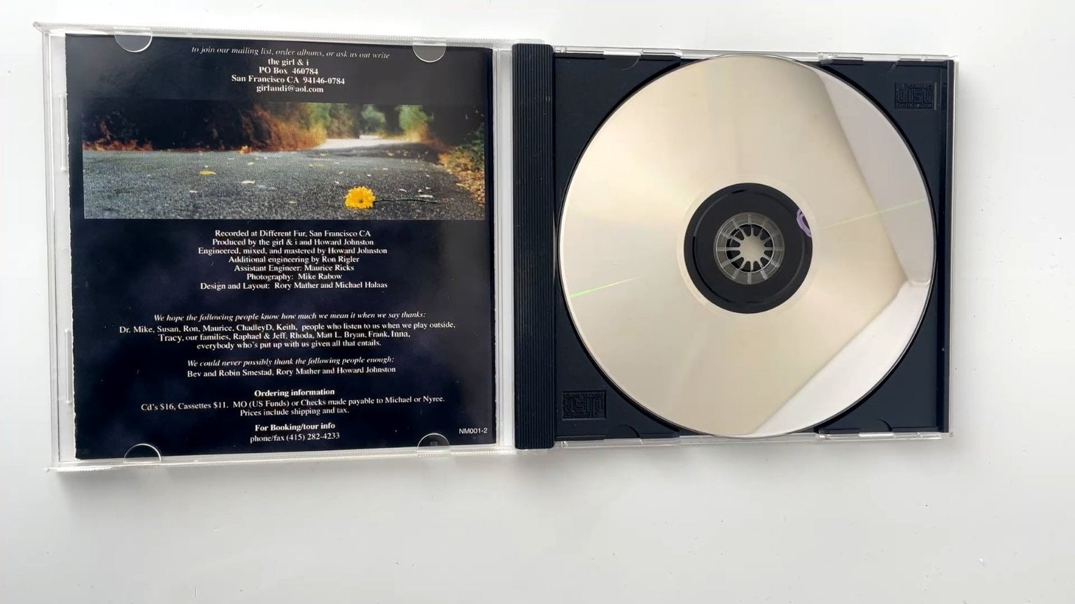 the girl & i - HEATCHEMISTRYGRAVITY CD 1996 Indie Rock the girl & i