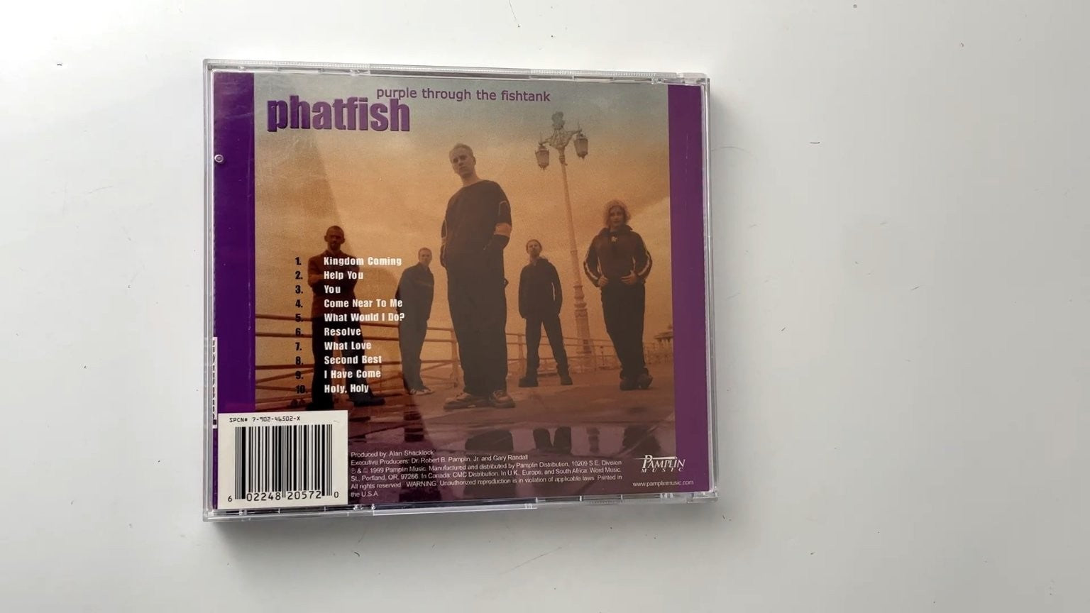 Phatfish - Purple Through the Fishtank CD 1999 Pamplin Music Rock