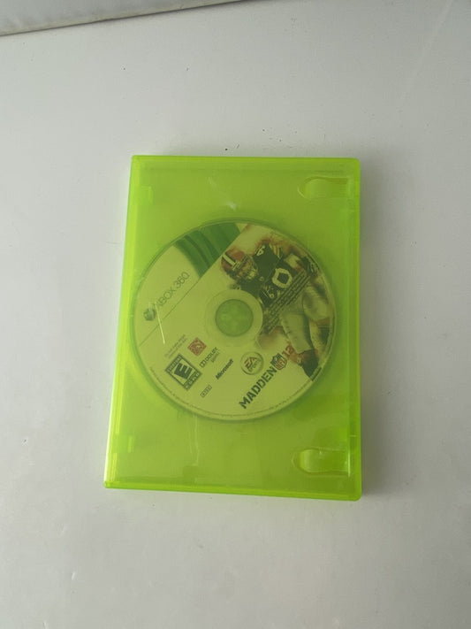 Madden NFL 12 Xbox 360 Video Game Football Sports EA Simulation