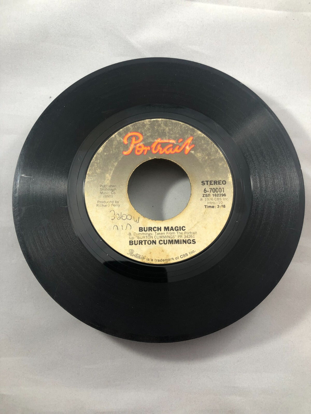 Burton Cummings  (Guess Who) – Stand Tall 1976 Portrait Pop Rock G SEE PICS