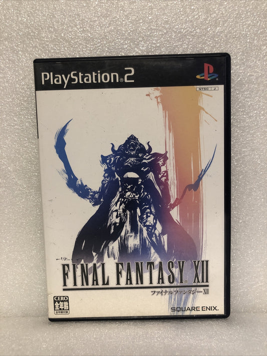 Final Fantasy XII 12 Japanese W/ manual Playstation 2 PS2 Japan import US Seller