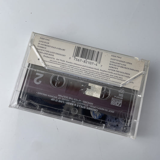 SEALED RARE OOP david Crosby stephen Stills graham Nash CASSETTE TAPE Live It Up