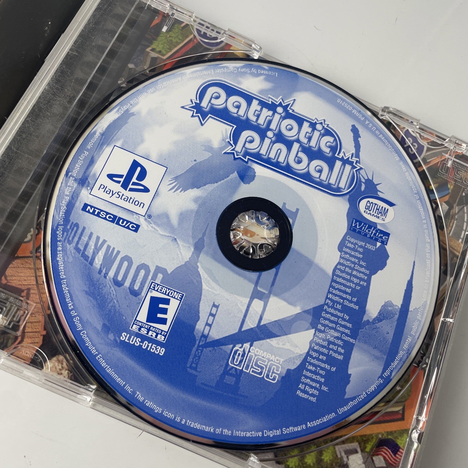 Patriotic Pinball (Playstation 1) PS1 Complete CIB Very Good Condition