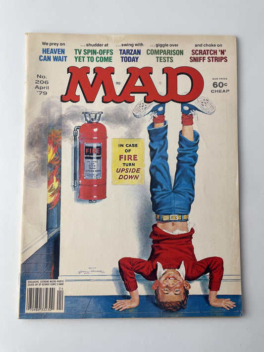 Vintage MAD Magazine April 1979 Issue 206 TV Parody Humor Comic
