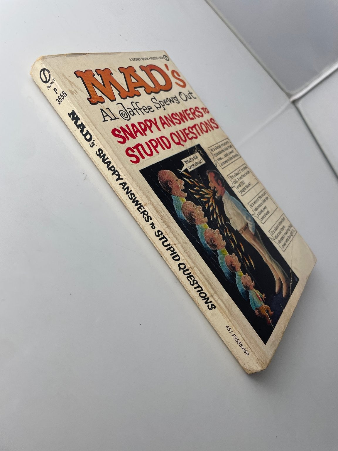 Mad's Snappy Answers to Stupid Questions Al Jaffee 1968 Eighth Printing Humor