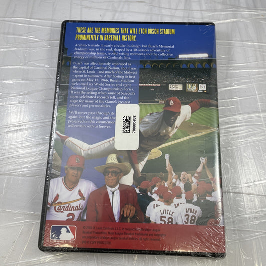 MILLIONS OF CARDINALS MEMORIES BUSCH STADIUM 60s-00s DVD Retro Clips STL Basebal