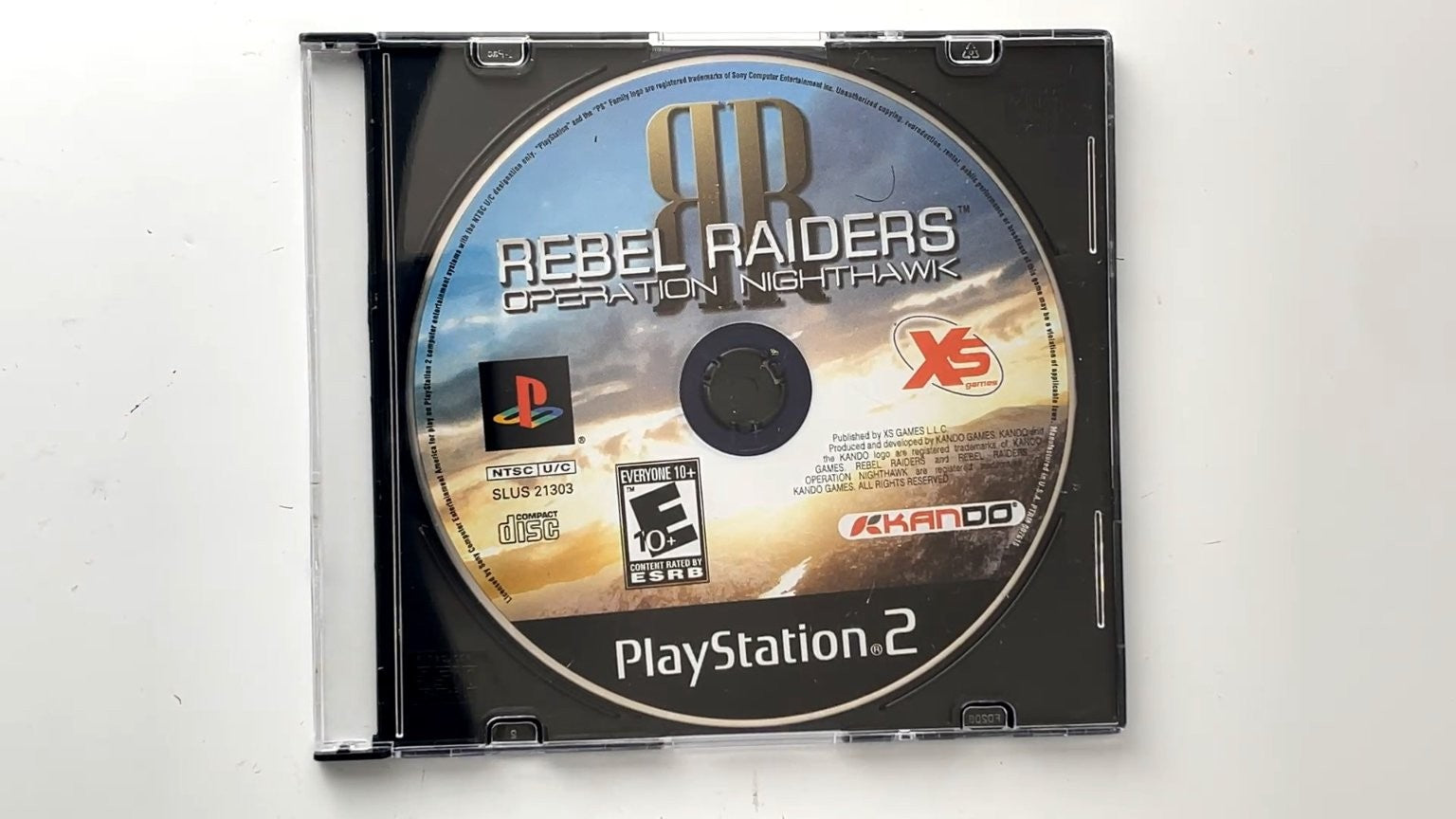 Rebel Raiders Operation Nighthawk PlayStation 2 Video Game DISC ONLY