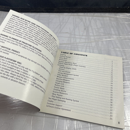 star trek invasion ps1 manual Only Very Good Condition