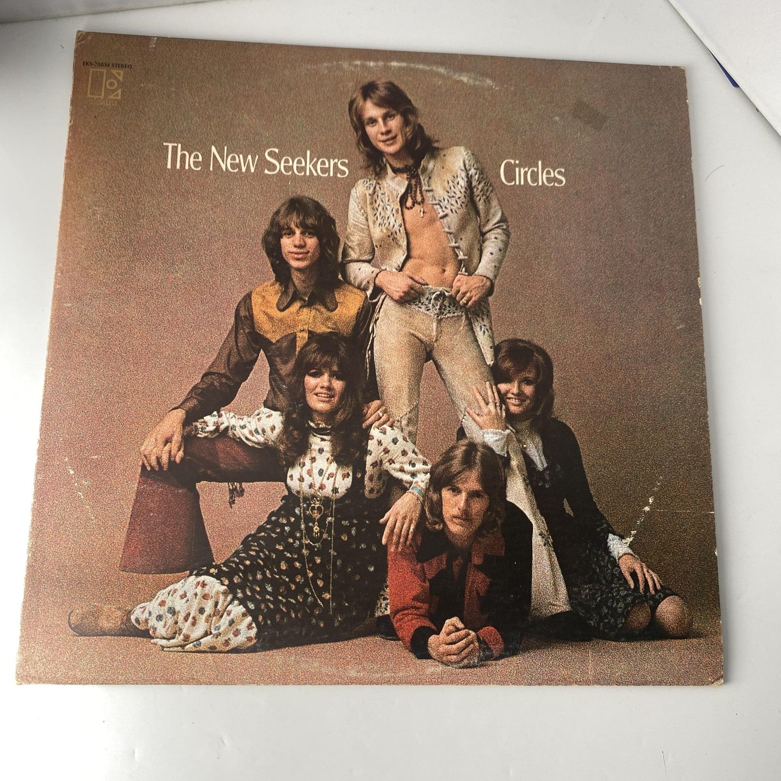 Vintage Seekers Circles 12" Black Vinyl LP 1972 Elektra Pop Rock Stereo Album