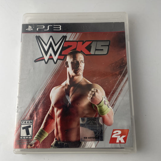 WWE 2K15 (PS3, 2014) CIB w/ Manual – Tested & Working – Good Condition