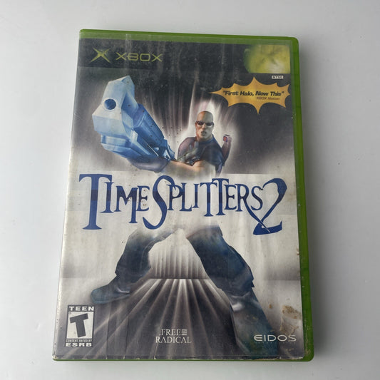TimeSplitters 2 Microsoft Xbox Original XBOX No Manual Tested Authentic