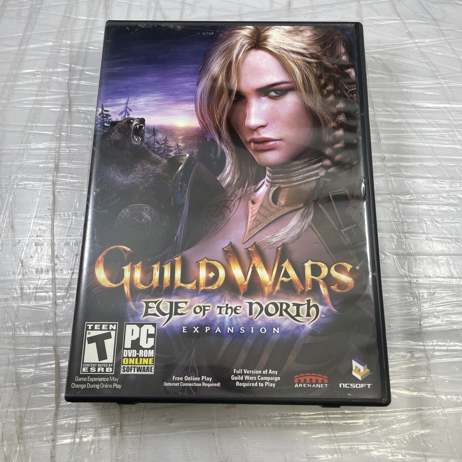 Pc Game Lot Of 4 Guild Wars All Expansion Cd Set Posters, Discs, Manual