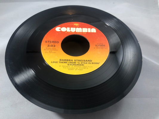 Barbra Streisand "A Star is Born / I Believe in Love" 45 RPM Vinyl 1976 Colu VG