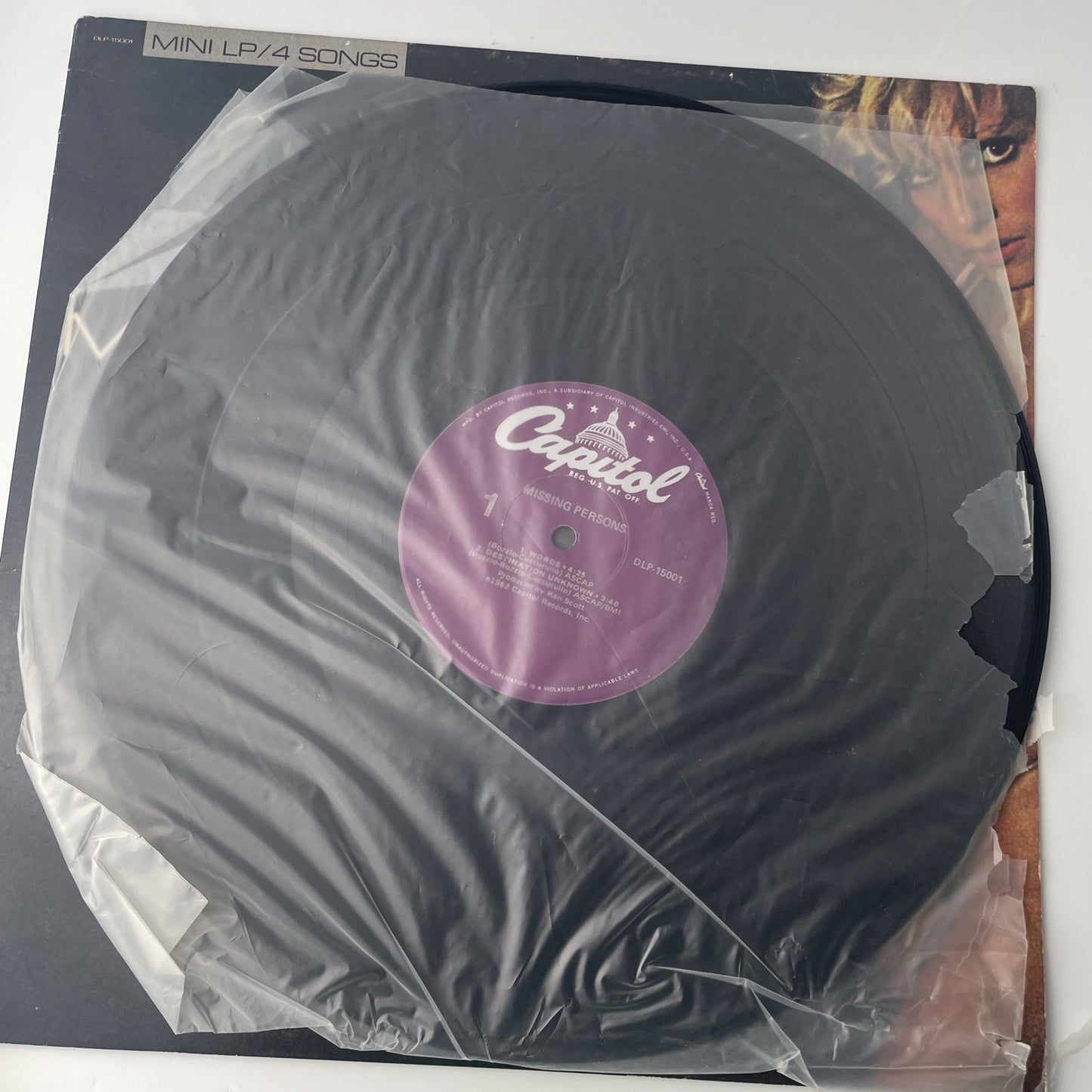 Missing Persons  Self-Titled  1982 Capitol DLP-15001  New Wave, Synth-pop  VG