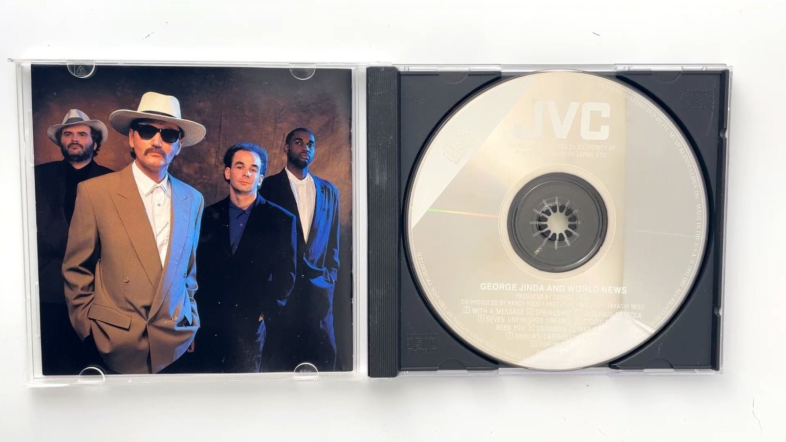 George Jinda and World News - Up From The Ashes CD 1992 Jazz JVC