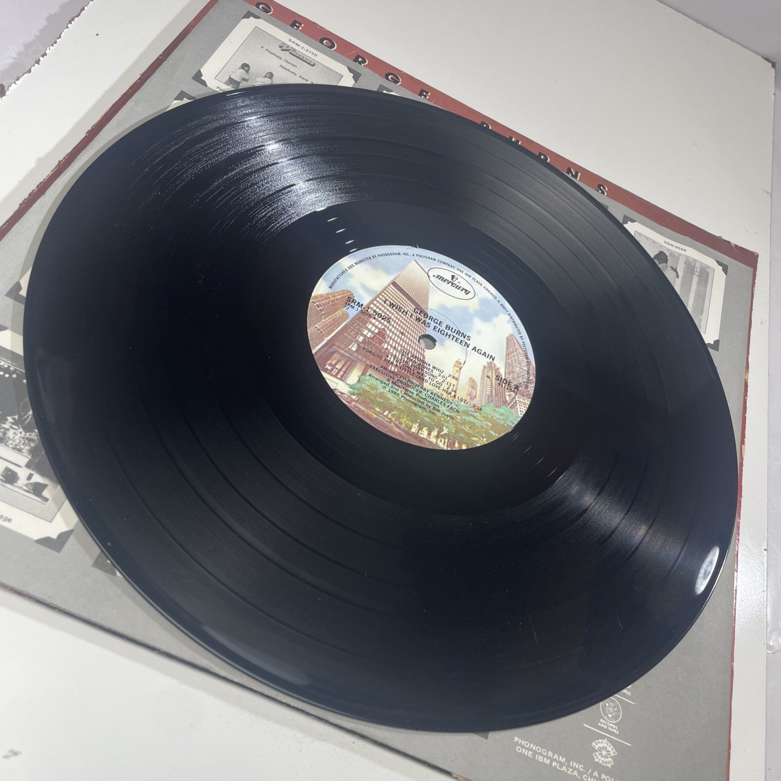 1980 George Burns I Wish I Was Eighteen Again LP Album Vinyl Record