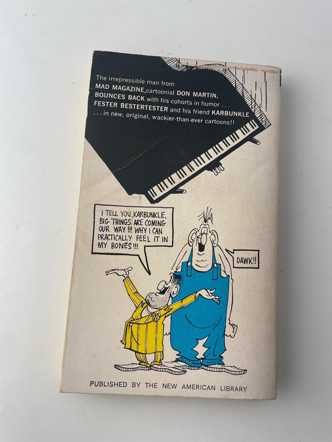 MAD's Maddest Artist Don Martin Bounces Back 1963 Eighth Printing Humor