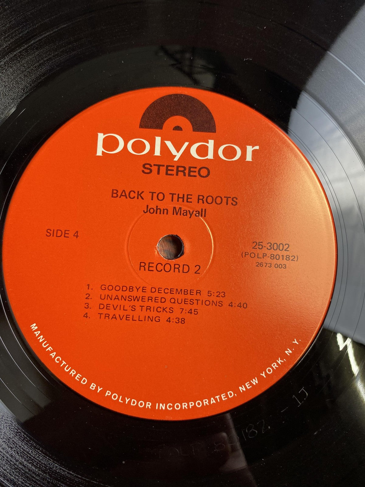 Vintage John Mayall Back To The Roots 2xLP Vinyl 1971 Polydor Blues Rock Album