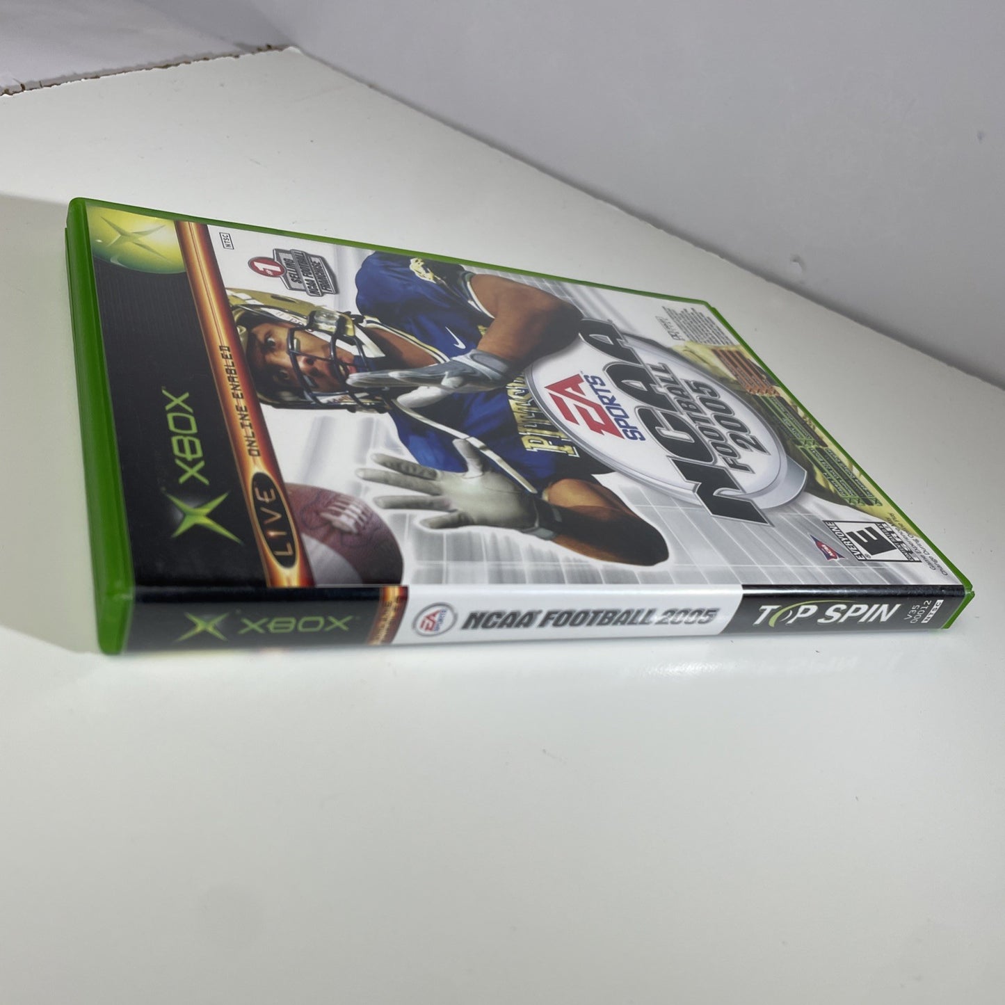 Tested NCAA Football/ Top Spin Tennis 2005 Original Xbox Game Complete 