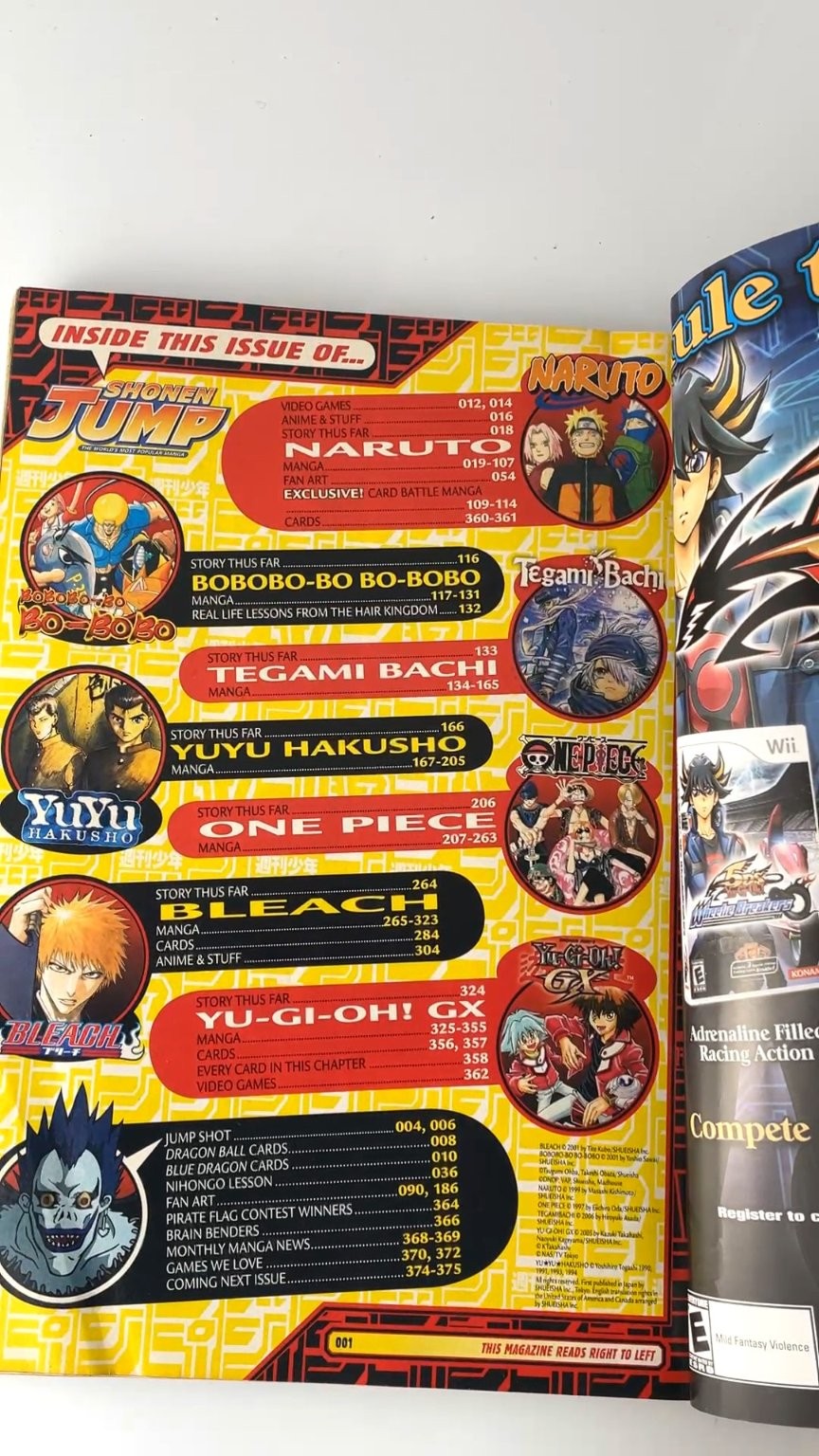 Shonen Jump June 2009 Volume 7 Issue 6 Naruto Manga Illustrated WITH CARD
