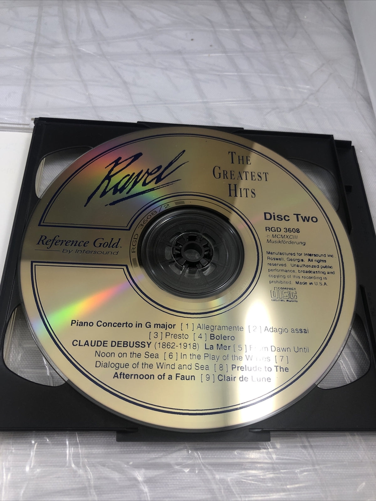 Surround Sound Ravel the Greatest Hits 2 CDs Reference Gold By Intersound