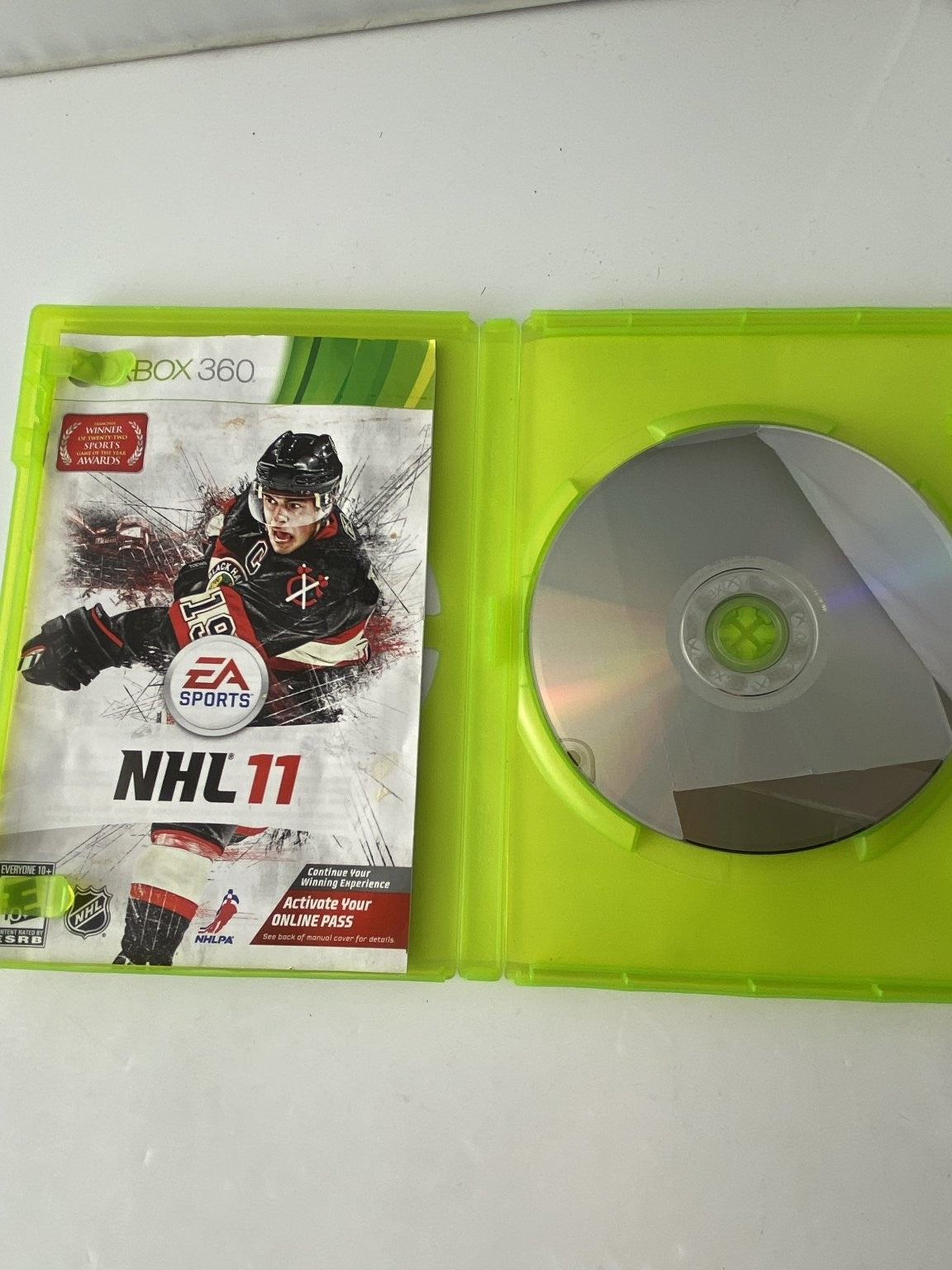 NHL 11 Xbox 360 Video Game Hockey Sports EA Sports Multiplayer