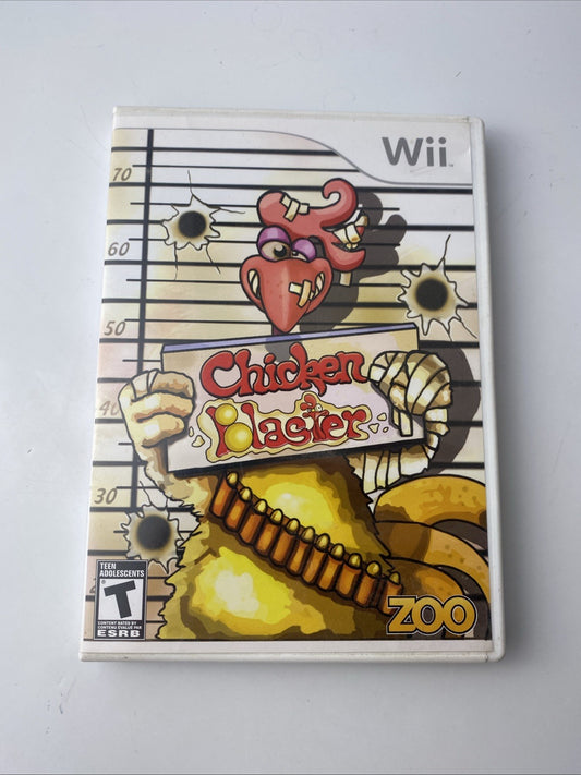Chicken Blaster Nintendo Wii Tested and Working with Manual