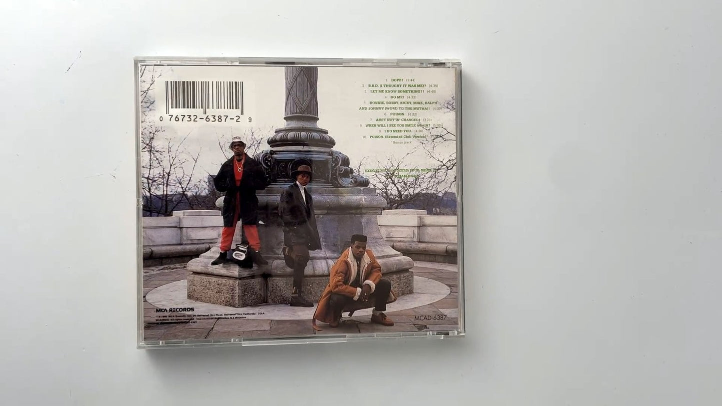 Bell Biv DeVoe - Poison CD 1990 Debut Album New Jack Swing MCA