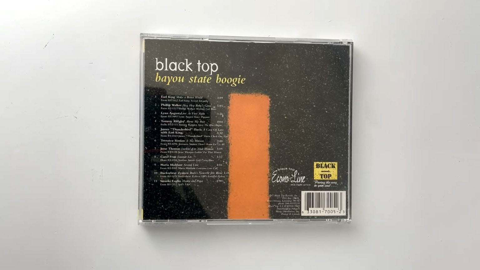 Black Top - Bayou State Boogie CD 1997 Blues Black Top Label