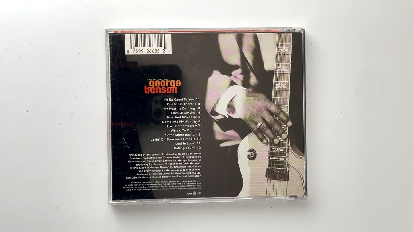 George Benson - Love Remembers CD 1993 R&B Jazz Warner Bros.