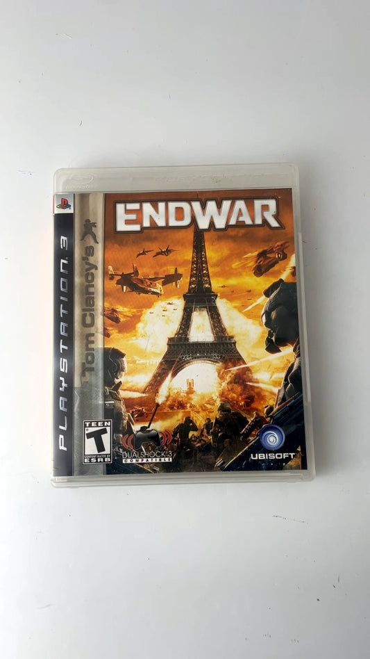Tom Clancy's EndWar PlayStation 3 Video Game Multiplayer Strategy CIB