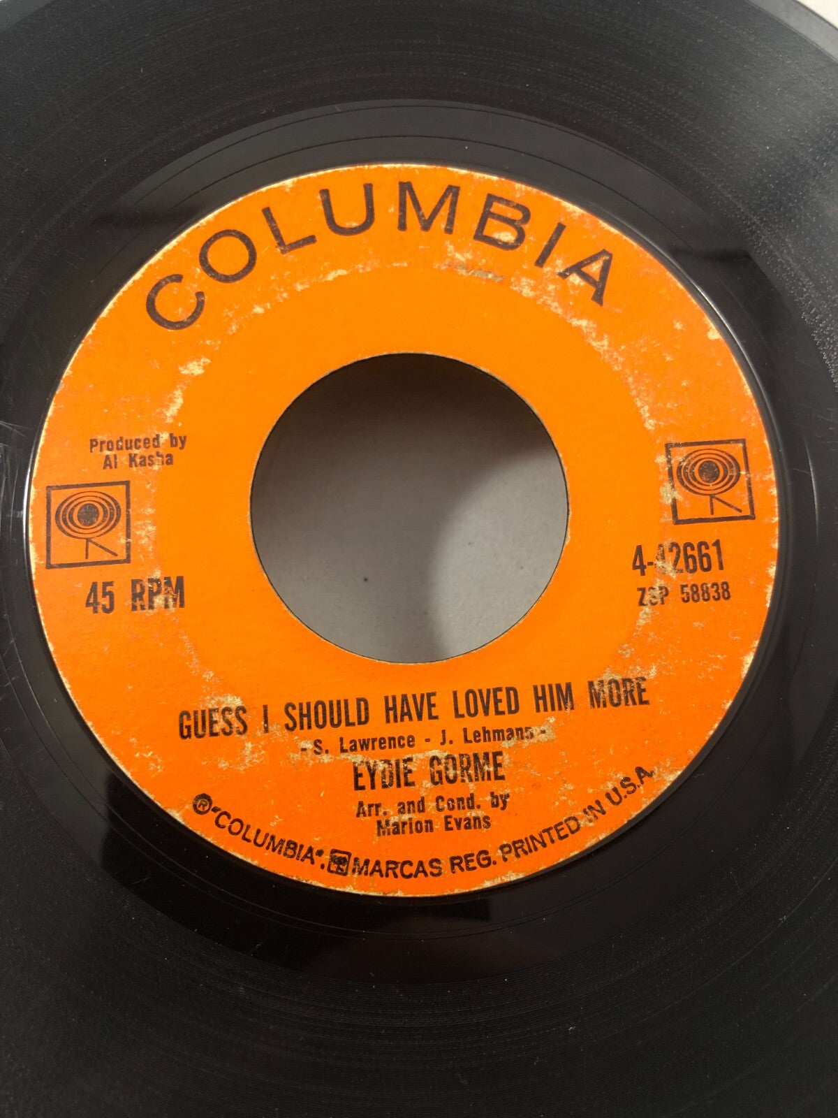 Eydie Gorme Blame it on the bossa nova/guess I should have loved him more 45 G