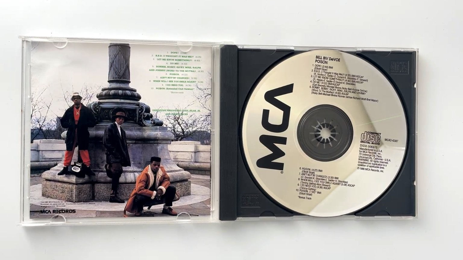 Bell Biv DeVoe - Poison CD 1990 Debut Album New Jack Swing MCA