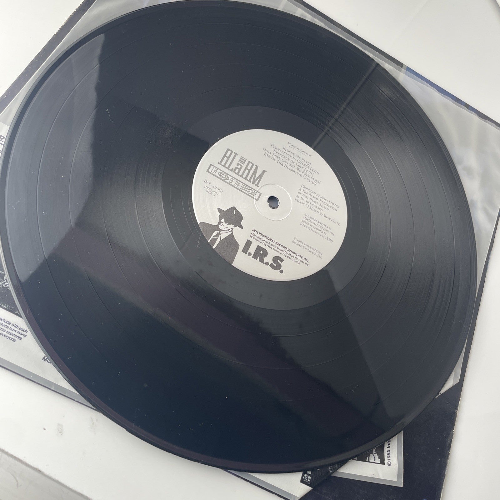 The Alarm - Eye of the Hurricane (Record) Excellent IRS-42061