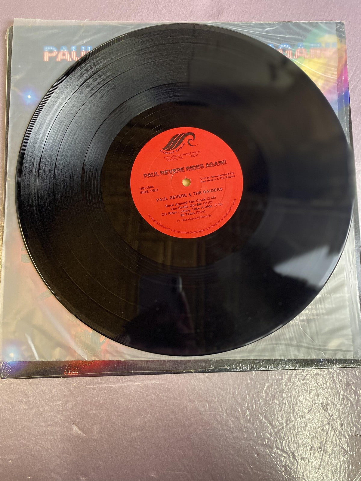 Vintage Paul Revere & The Raiders Paul Revere Rides Again Vinyl LP 1983 Hitbound