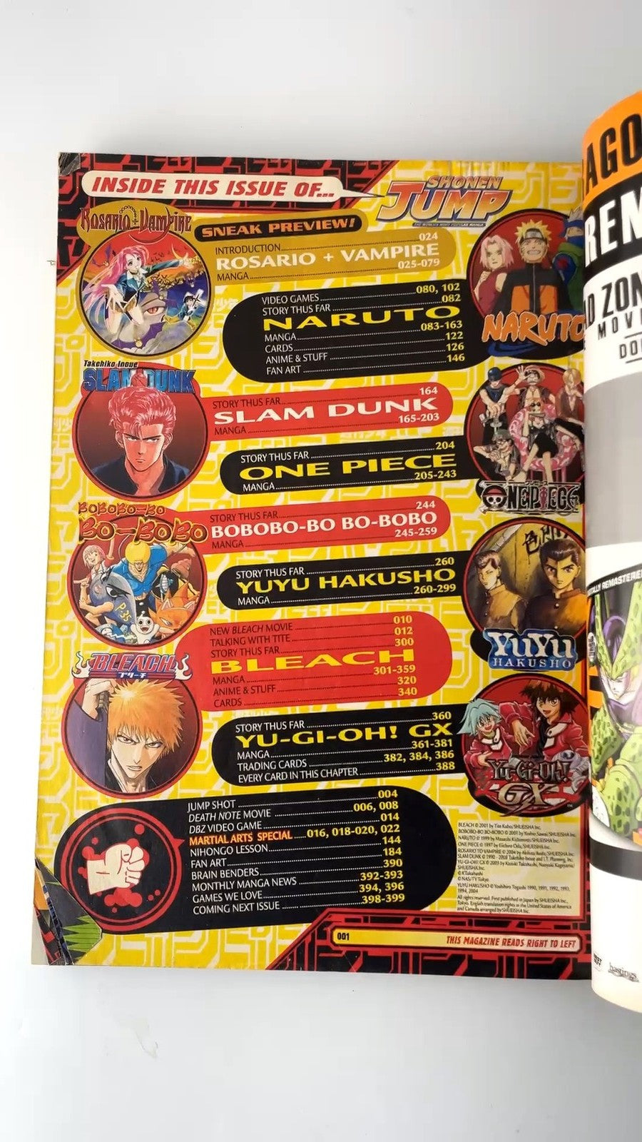 Shonen Jump June 2008 Naruto Master of Puppets Illustrated Manga Magazine NO