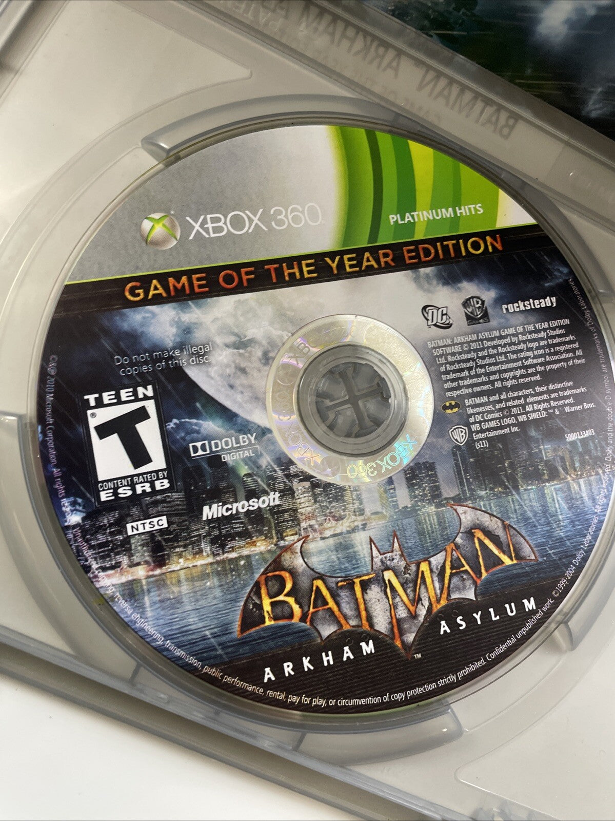 Batman Arkham Asylum GOTY Xbox 360 PH - Complete CIB