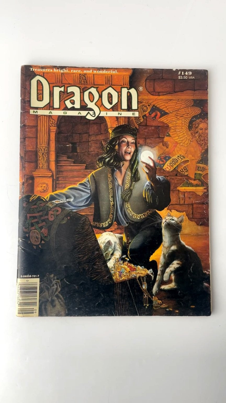 Dragon Magazine #149 Illustrated Fantasy Gaming 1989 TSR Inc
