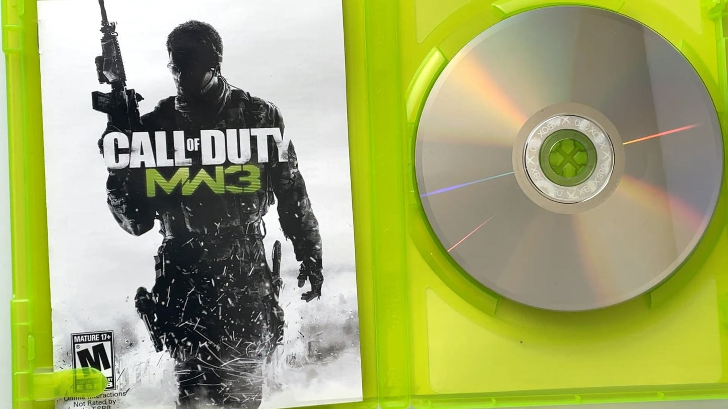 Call of Duty MW3 Modern Warfare 3 Xbox 360 Video Game Multiplayer CIB