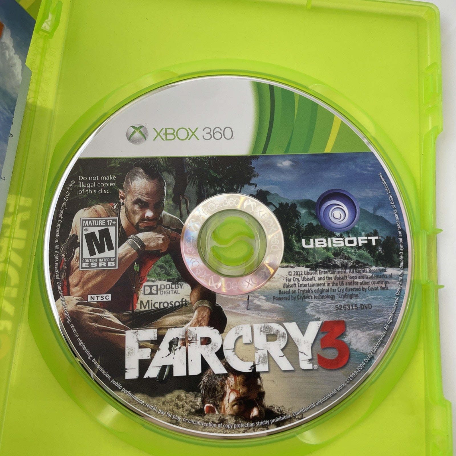 Far Cry 3 (Microsoft Xbox 360, 2012) Complete Game CIB w/ Manual Tested Working