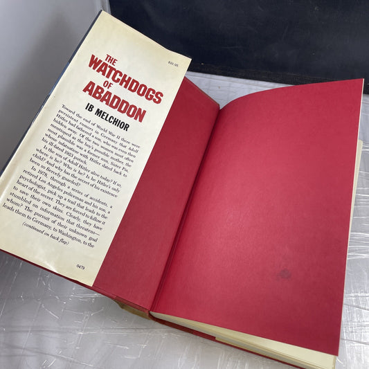Ib Melchior: The Watchdogs of Abaddon 1st/1st HC/DJ Rare WW2 Fiction Hitlers Son