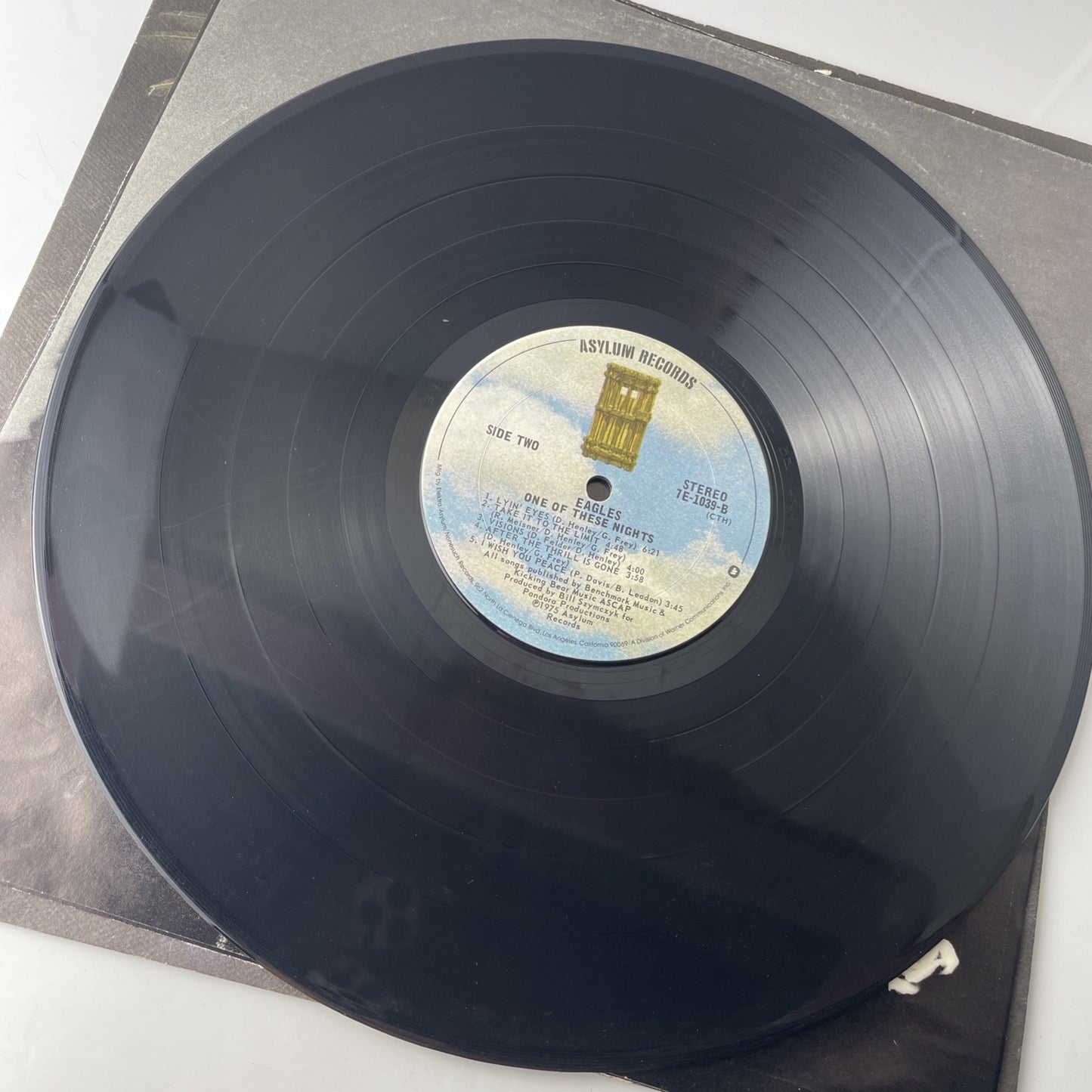 EAGLES ~ One Of These Nights 7E- 1039 USA Vinyl LP Embossed Sleeve 1975