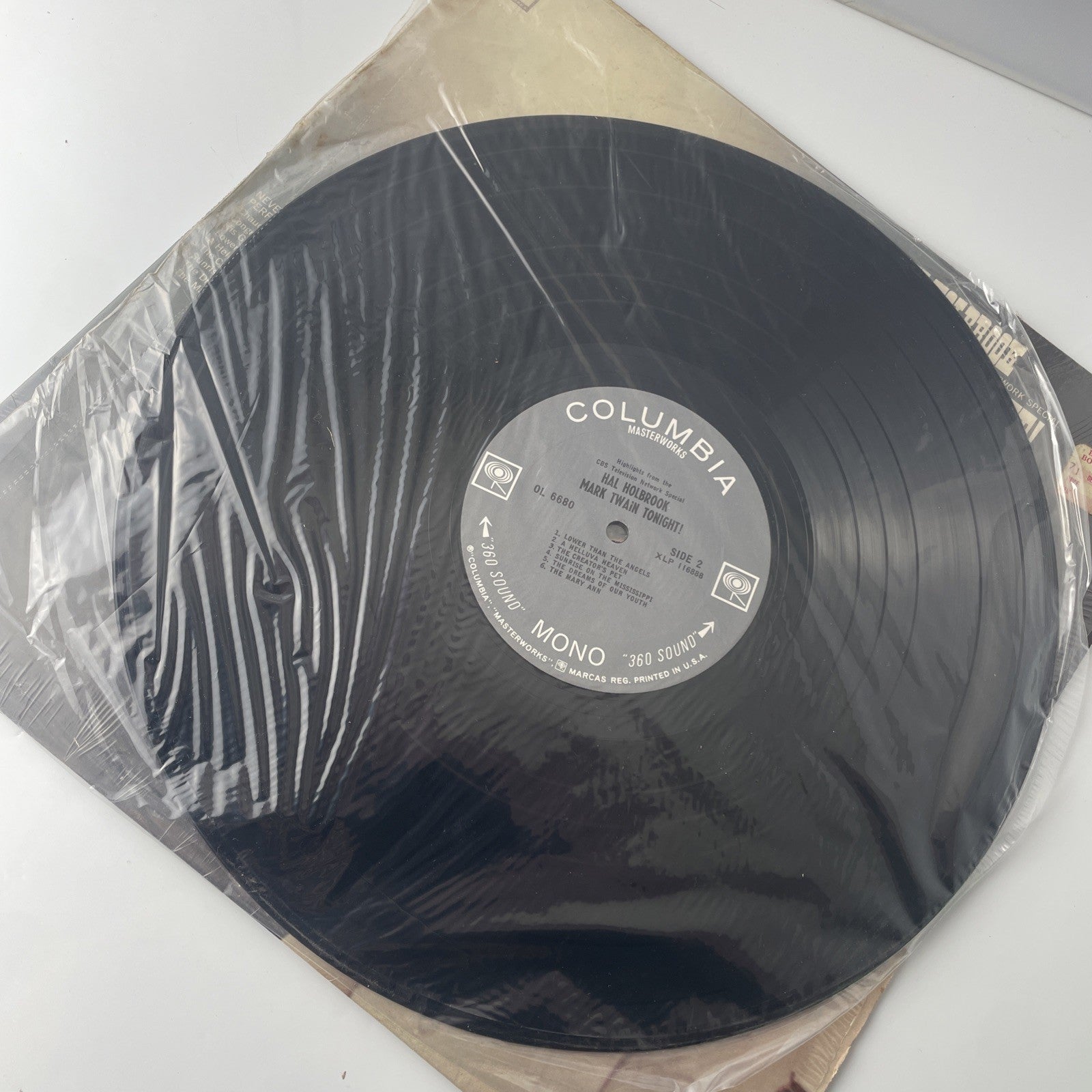 Hal Holbrook Mark Twain Tonight Higlights From The Cbs Special LP Vinyl Record