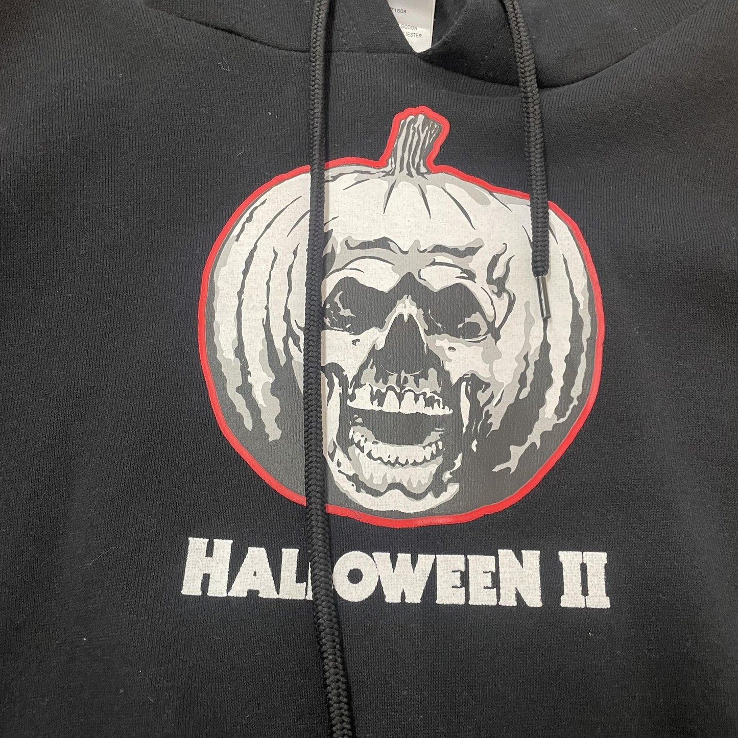 Halloween II Hoodie Mens Large Michael Myers Horror Movie Graphic Pullover Sweat
