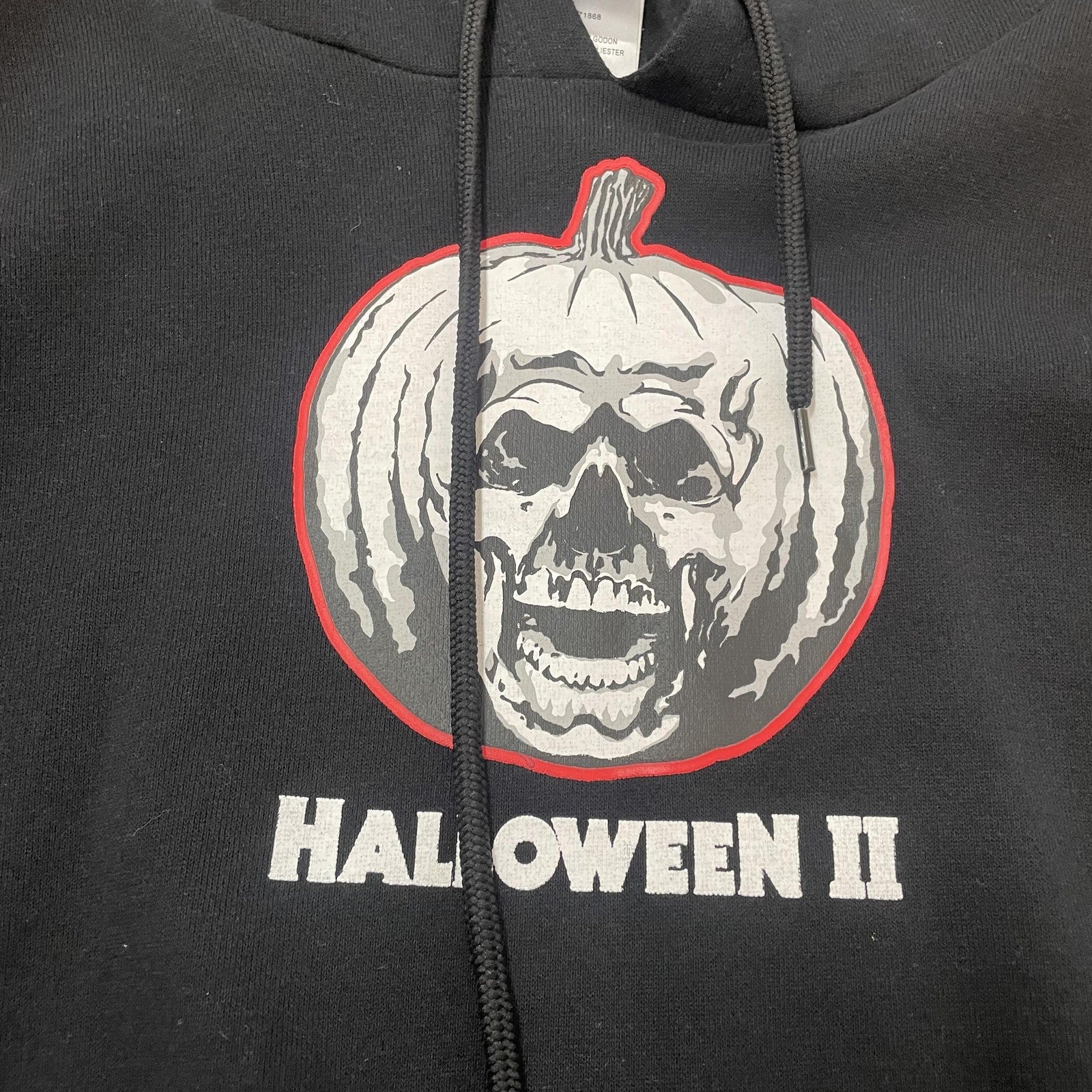 Halloween II Hoodie Mens Large Michael Myers Horror Movie Graphic Pullover Sweat